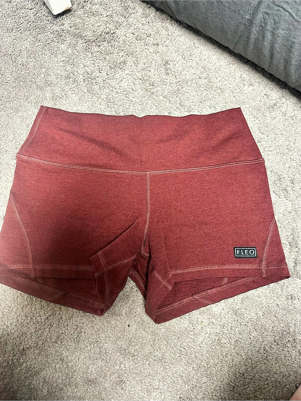 Fleo Original Athletic Shorts Burgundy Medium